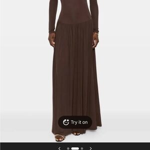 Aya Muse Chocolate Maxi dress